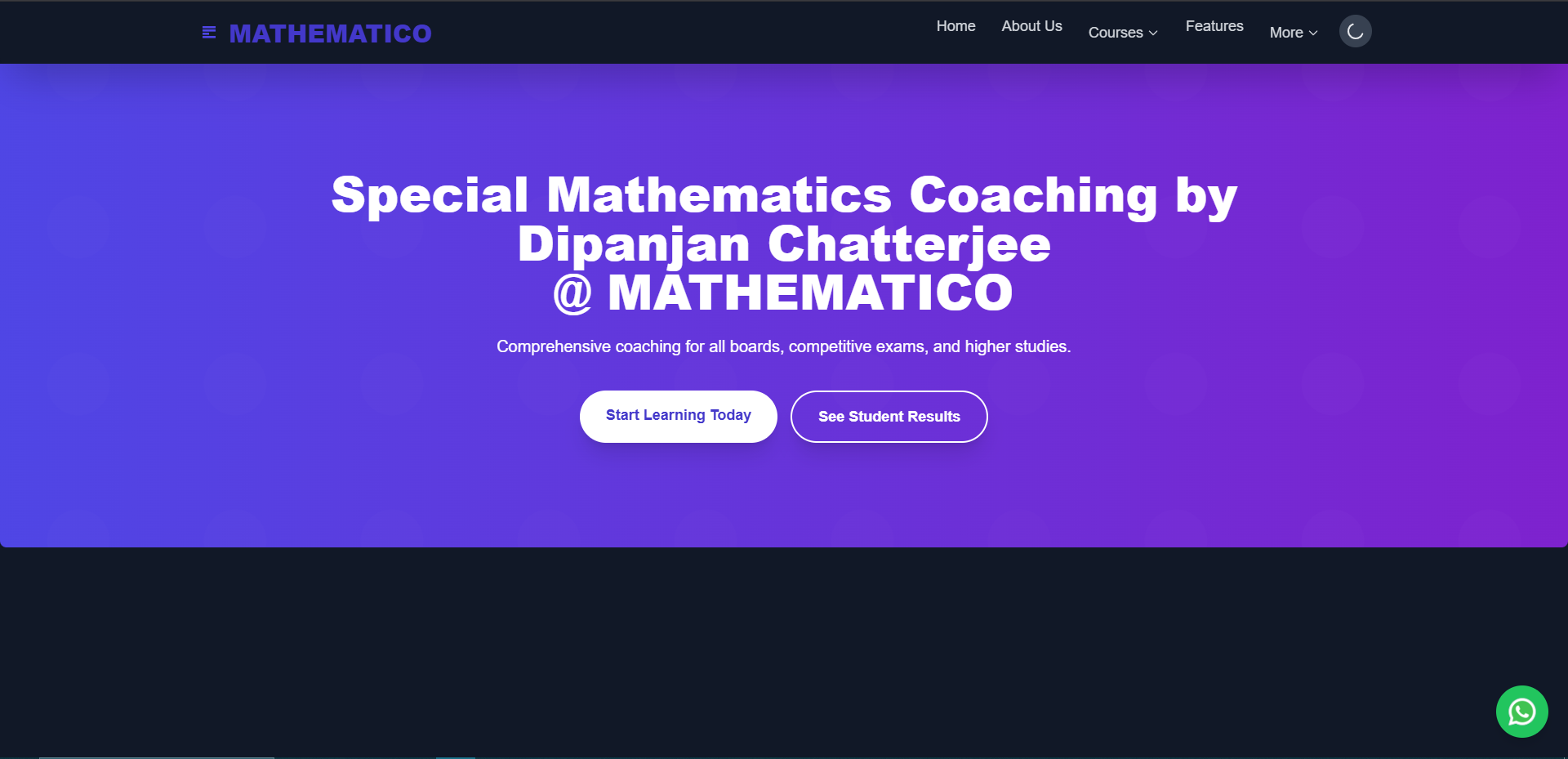 MATHEMATICO Website